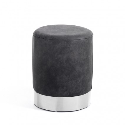 Sgabello Pouf "KAMI DARK GREY"